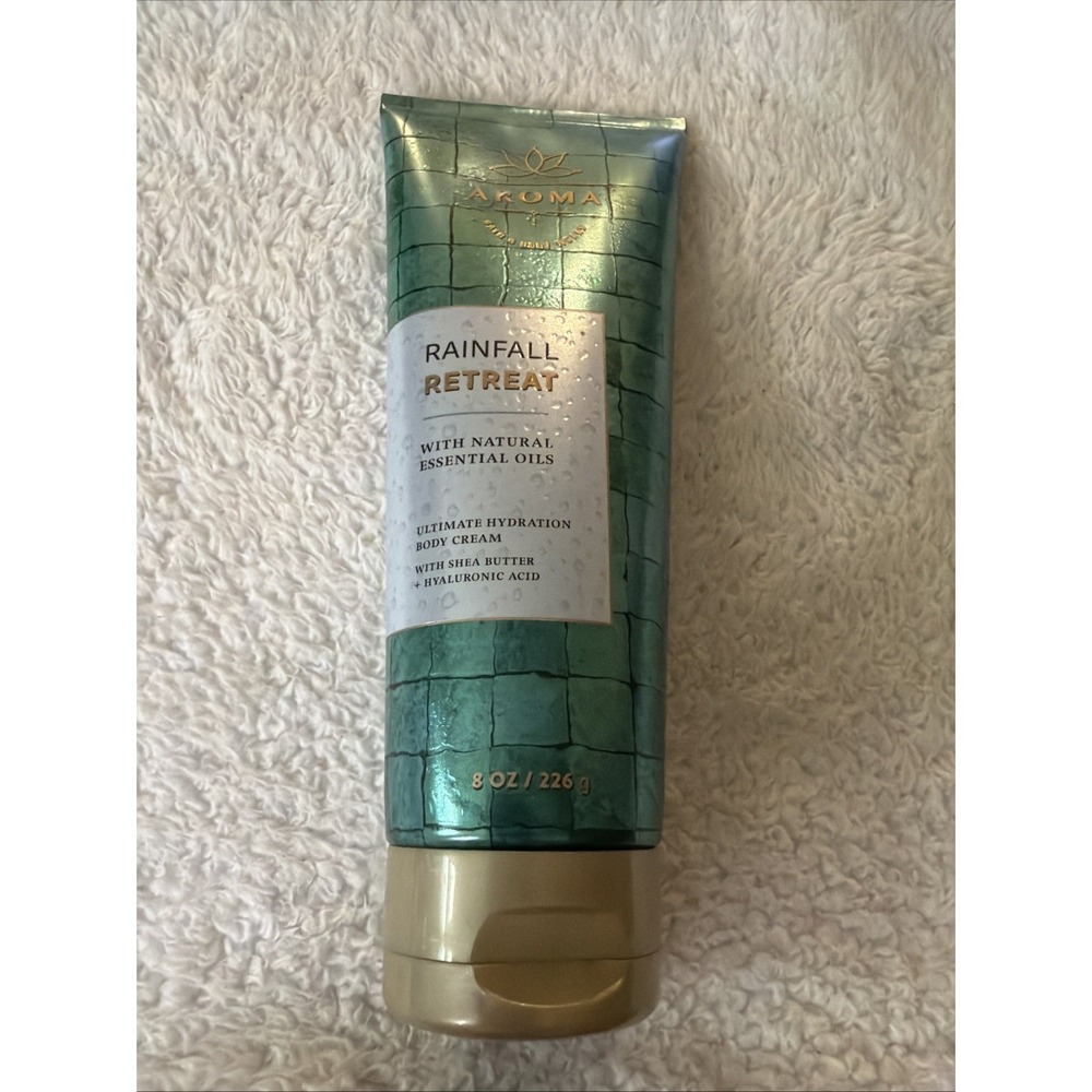 BATH & BODY WORKS RAINFALL RETREAT ULTIMATE HYDRATION Body Cream Lotion 8 Oz New